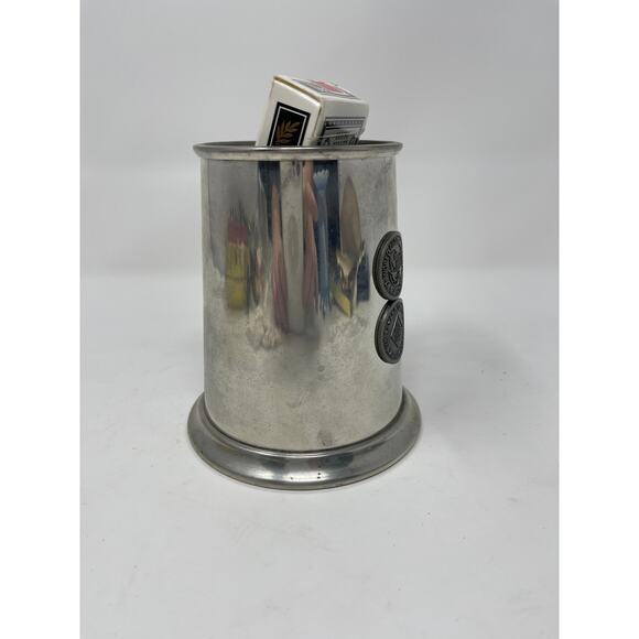 Vintage Championship of Blackjack Vegas Pewter Tankard Sheffield Collectible Mug - Picture 3 of 8